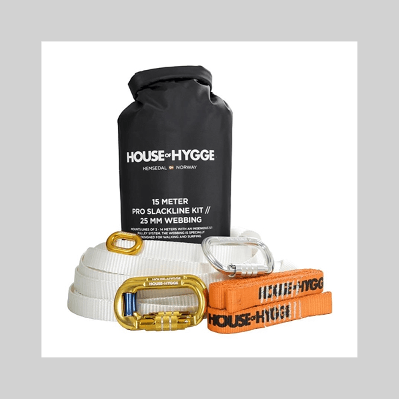 Slakkline 15m/25mm Pro Small Kit